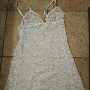 Beautiful Victoria's Secret white lace negligee